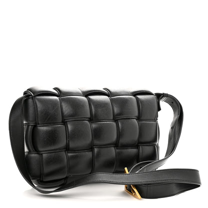 Bottega Veneta Nappa Maxi Intreccio Padded Cassette Crossbody Bag Black 3 of 9