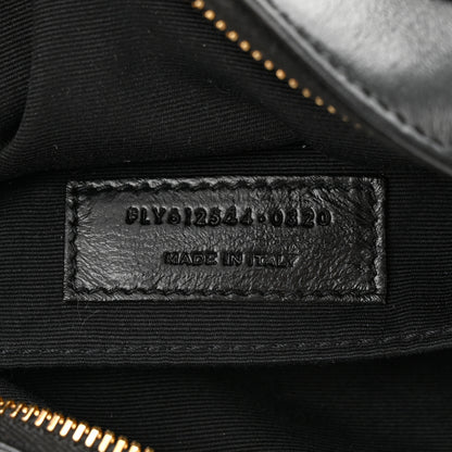 Saint Laurent Calfskin Matelasse Monogram Lou Camera Bag Black 7 of 11