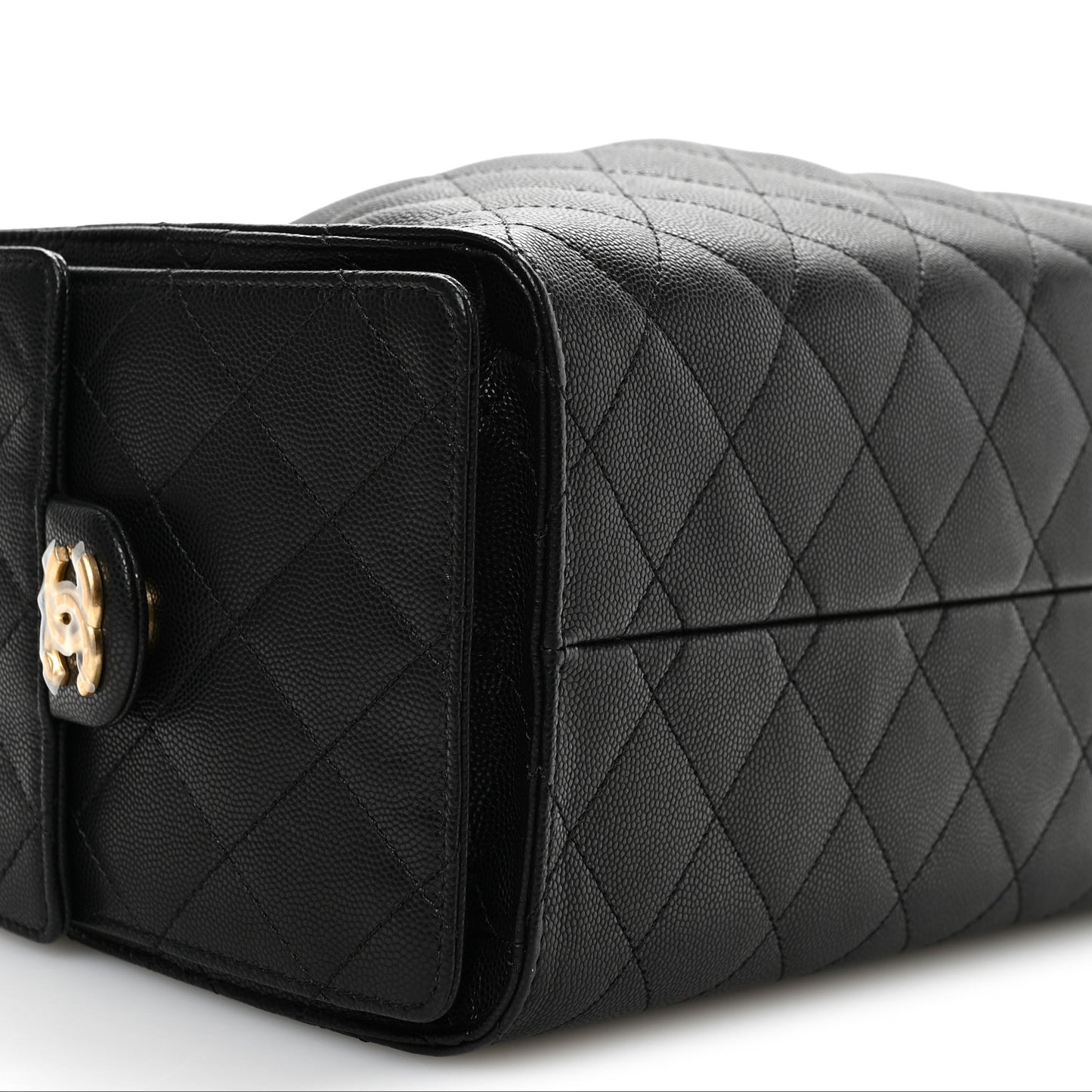 Caviar Quilted Small Chanel 25 Handbag Black