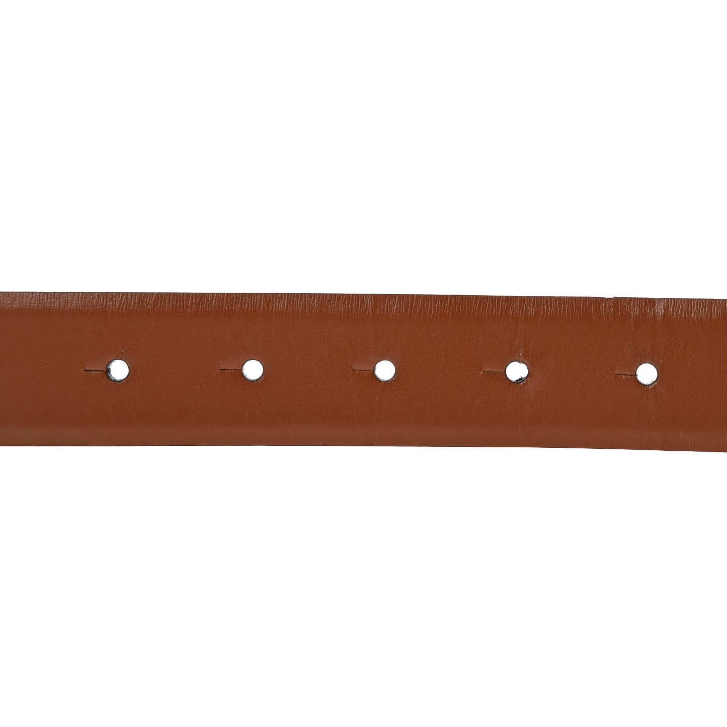 Glossy Calfskin VLogo Reversible 30mm Belt 80 32 Saddle Brown Black