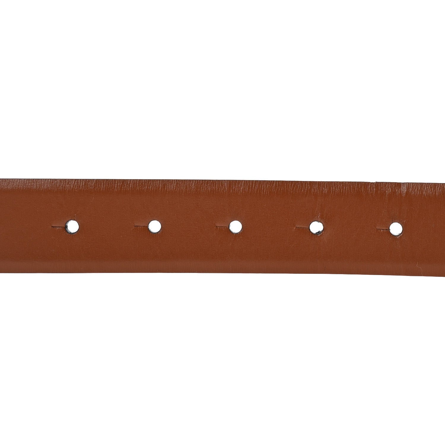 Valentino Garavani Glossy Calfskin VLogo Reversible 30mm Belt 80 32 Saddle Brown Black 5 of 6
