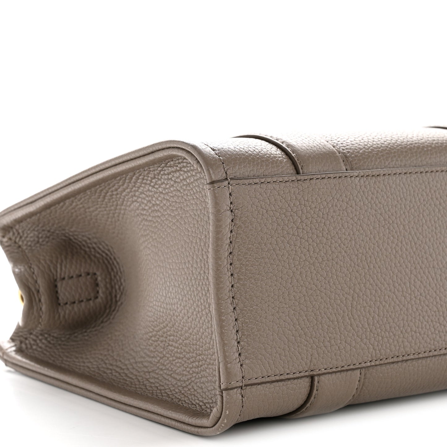 Grained Calfskin Small The Tote Bag Cement