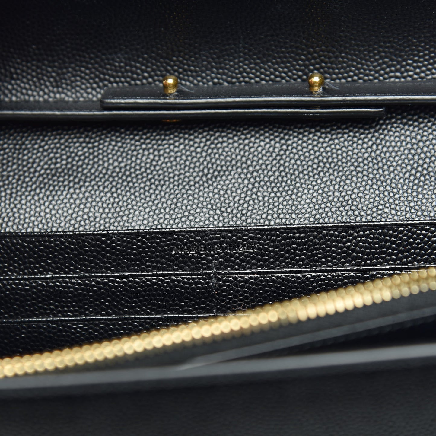 Grain De Poudre Star Studded Monogram Wallet on Chain Black