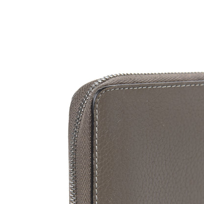 Celine Drummed Calfskin Zip Around Multifunction Wallet Souris 9 of 11