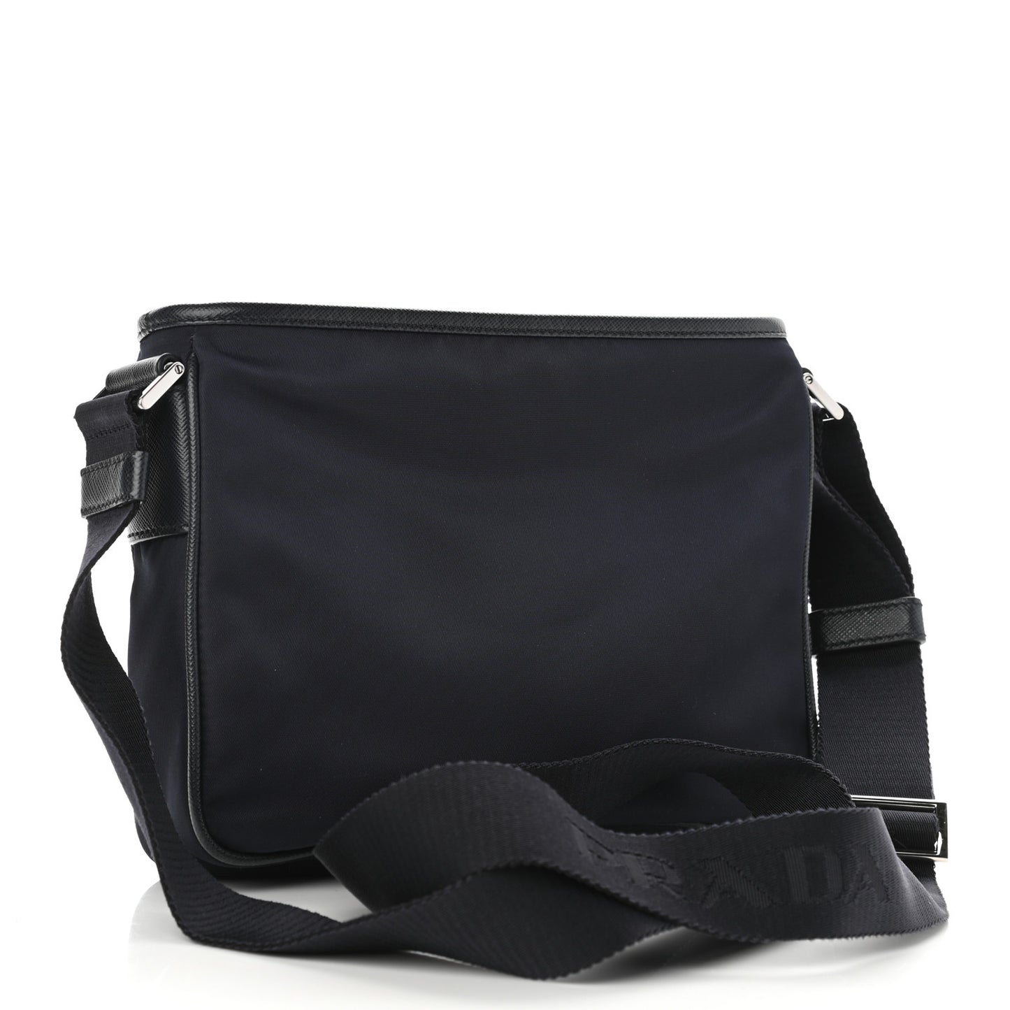 Tessuto Nylon Saffiano Messenger Bag Baltico