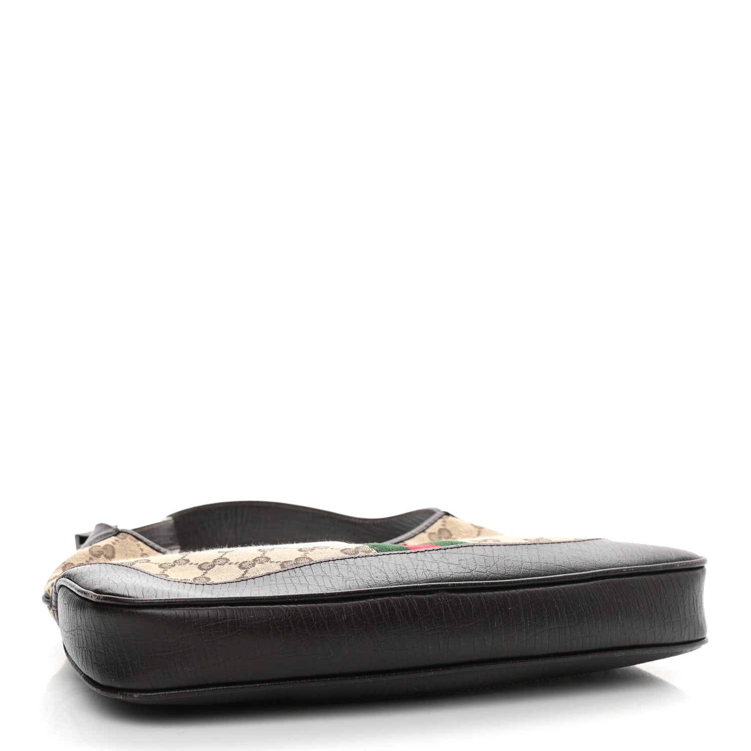 Gucci Monogram Web Jackie O Hobo Dark Brown 3 of 11