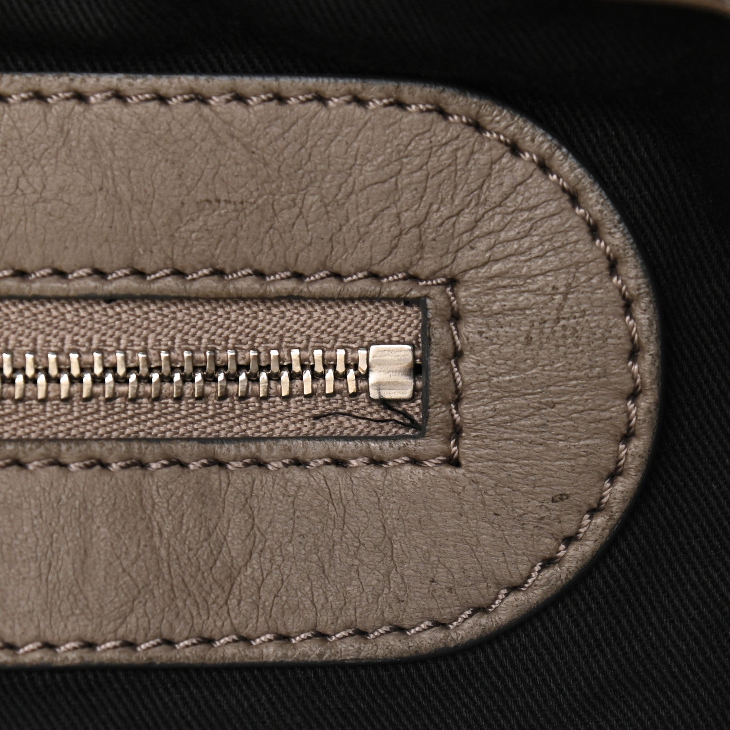 Chloe Leather Paddington Tote Gris Vert 8 of 22