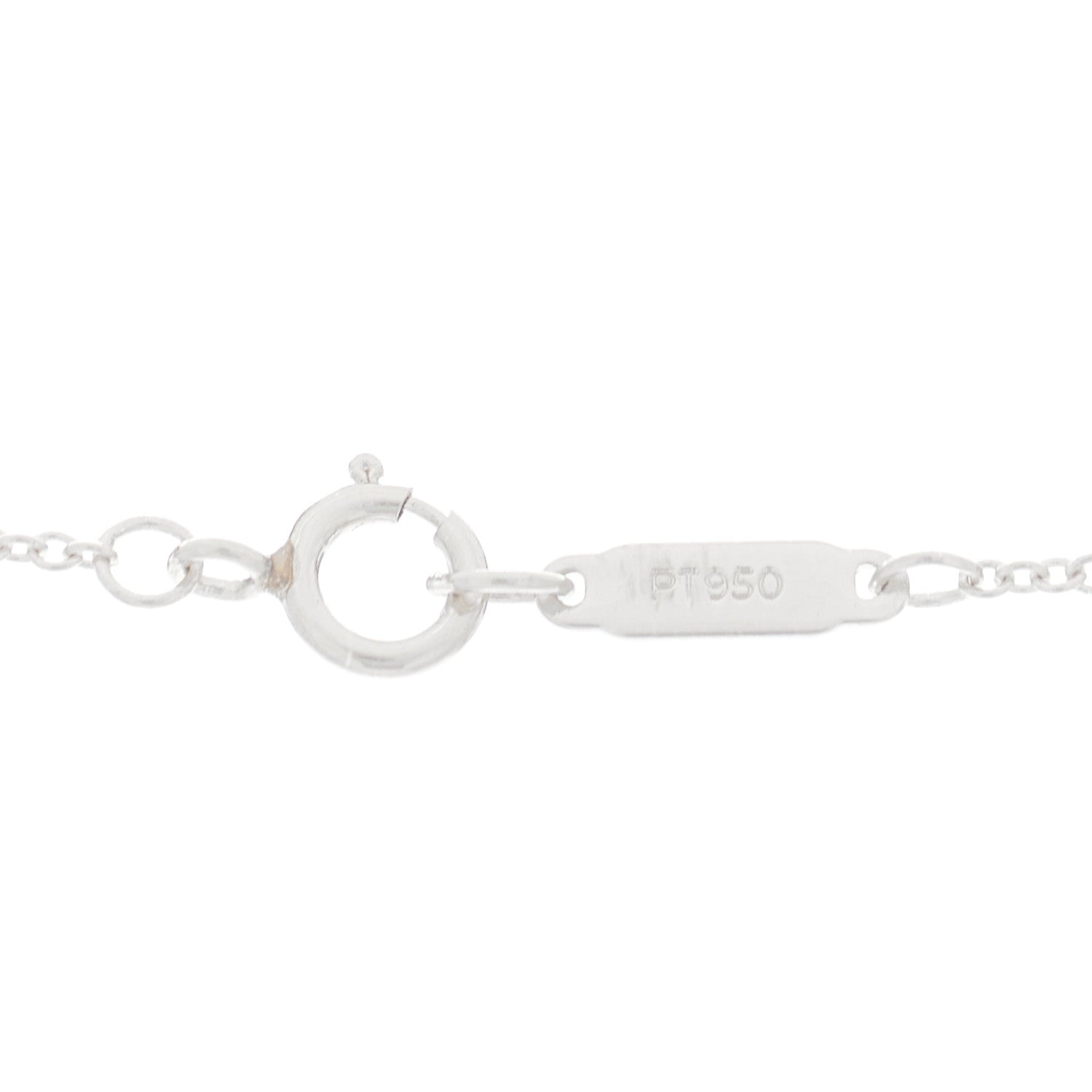 Tiffany Platinum Diamond Schlumberger Lynn Pendant Necklace 3 of 5