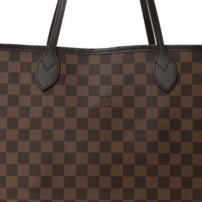 Louis Vuitton Damier Ebene Neo Neverfull MM Rose Ballerine 7 of 11