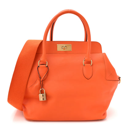 Hermes Evercolor Verso Toolbox 26 Capucine Rouge H 1 of 17