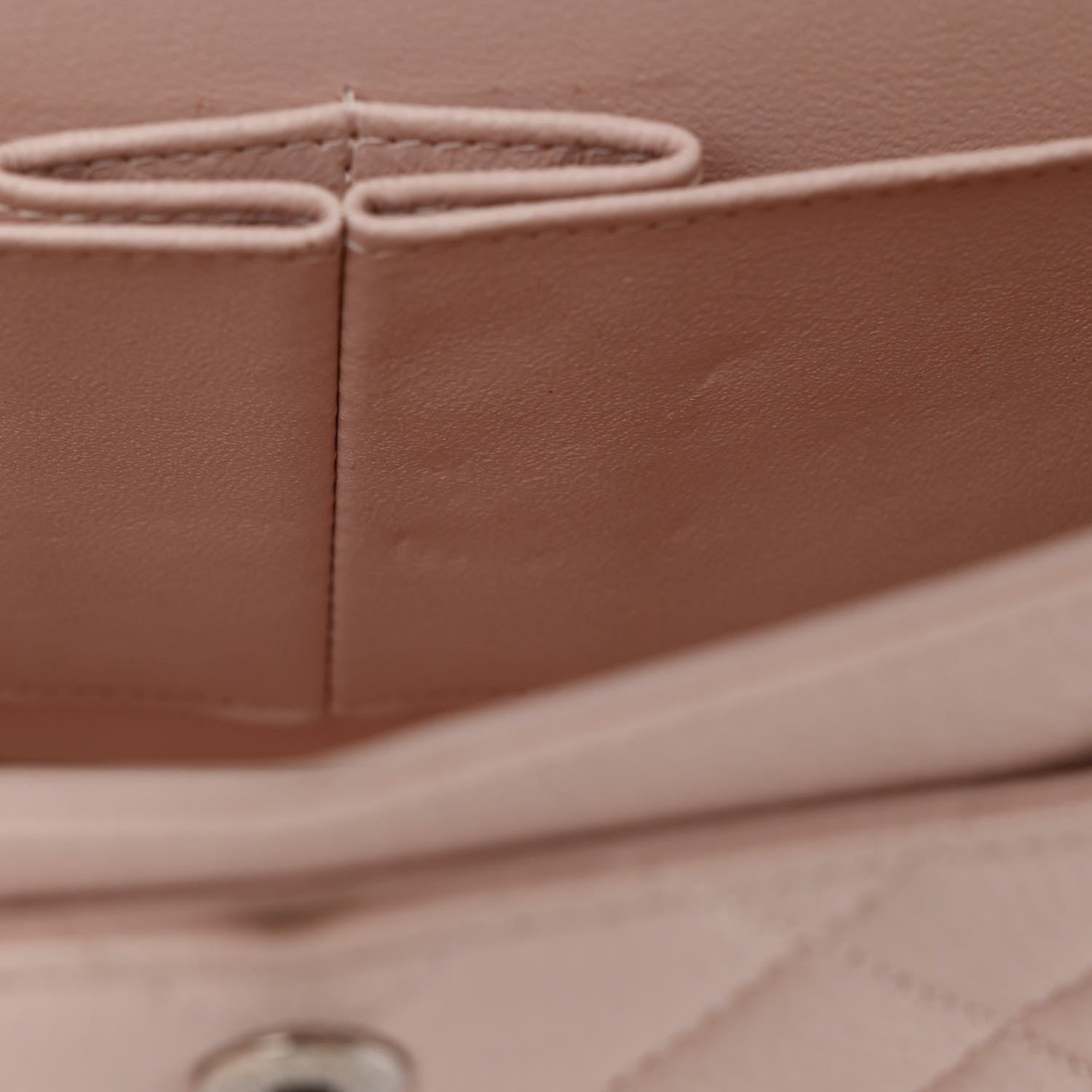Chanel Caviar Quilted Medium Double Flap Light Pink 12 of 13
