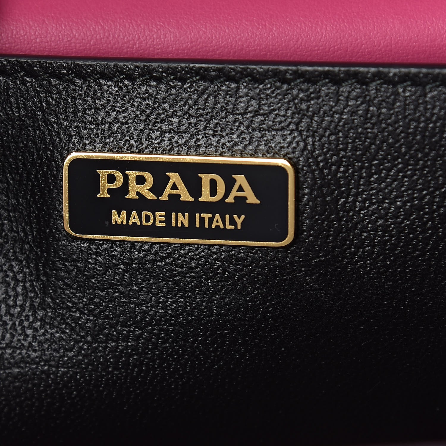 Prada City Calf Saffiano Cahier Bag Fuxia Black 6 of 8