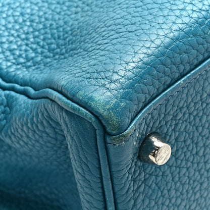 Hermes Togo Kelly Retourne 35 Cobalt 8 of 11