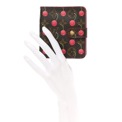 Louis Vuitton Monogram Cerises Compact Zippe Wallet 2 of 10