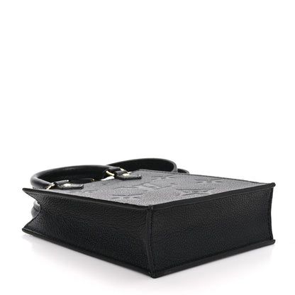 Louis Vuitton Empreinte Monogram Giant Petit Sac Plat Black 4 of 9