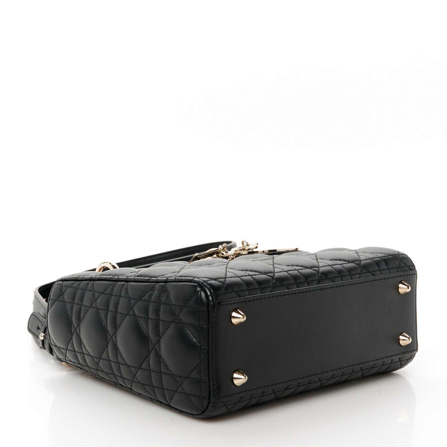 Lambskin Cannage Small My ABCDior Lady Dior Black