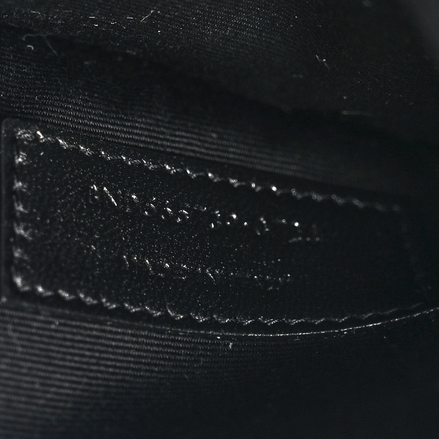 Saint Laurent Patent Calfskin Monogram Uptown Clutch Black 6 of 7