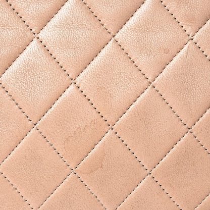Chanel Lambskin Quilted Clutch Beige 9 of 16