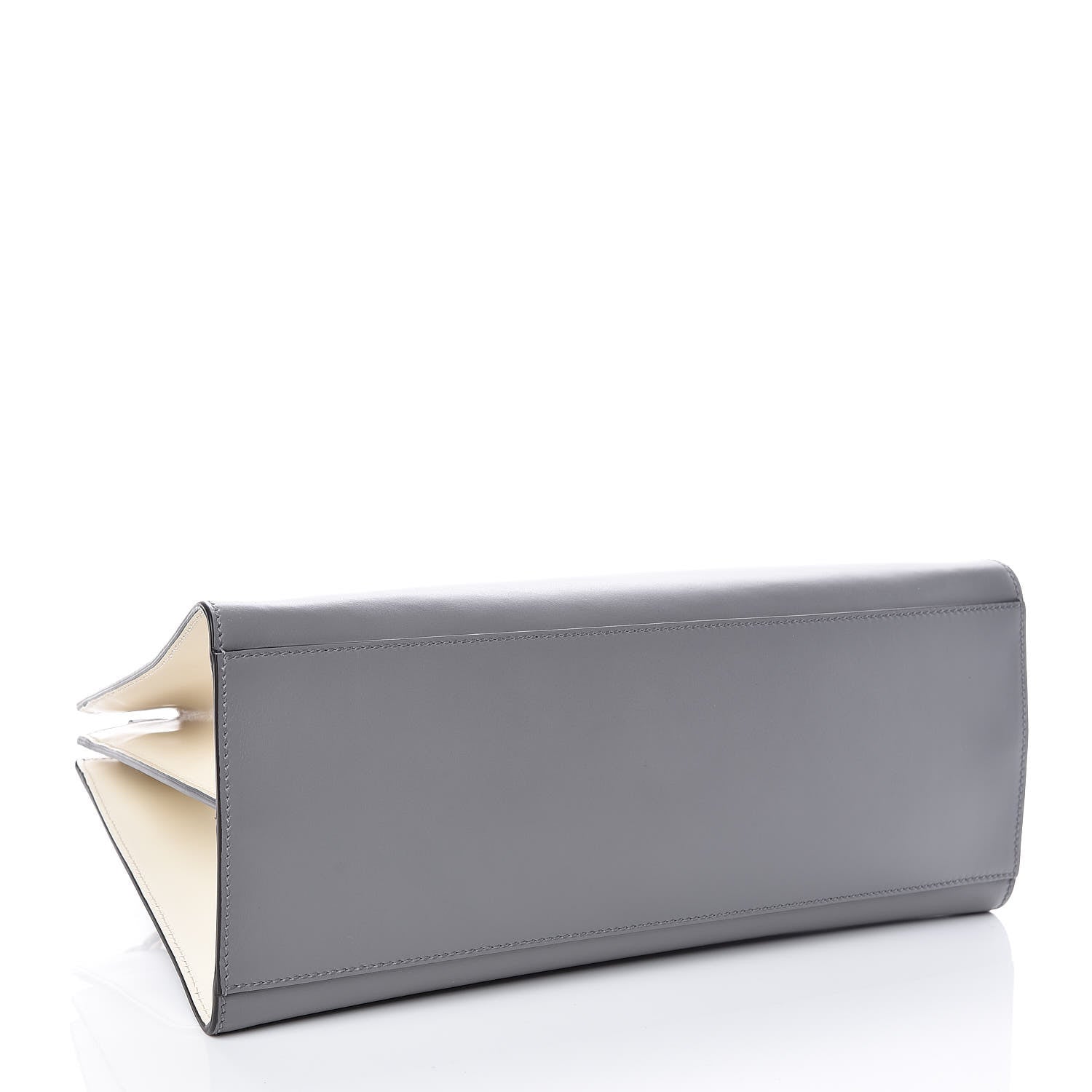 Gucci Nappa Bamboo Web Medium Nymphaea Top Handle Bag Deep Grey Mystic White 4 of 11