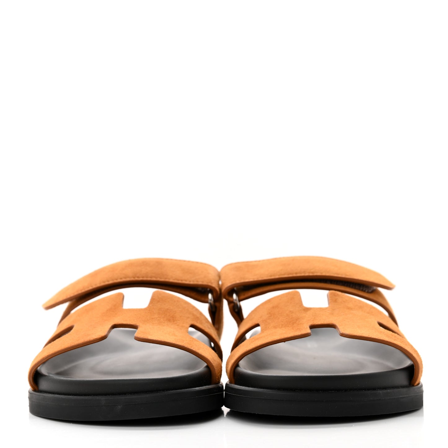 Suede Goatskin Womens Chypre Sandals 36 Naturel