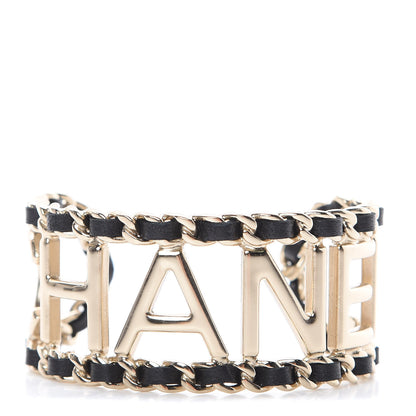 Chanel Lambskin Chain Vintage Allure Bracelet Gold 1 of 5