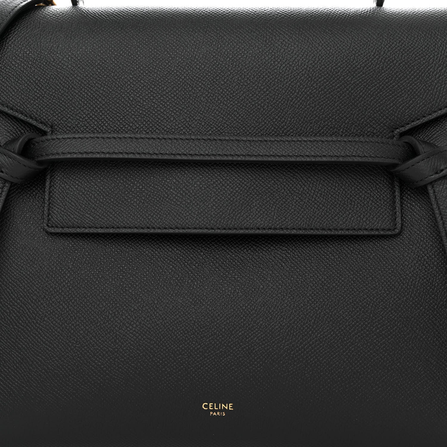 Celine Grained Calfskin Mini Belt Bag Black 9 of 11
