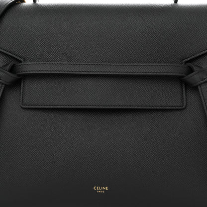 Celine Grained Calfskin Mini Belt Bag Black 9 of 11