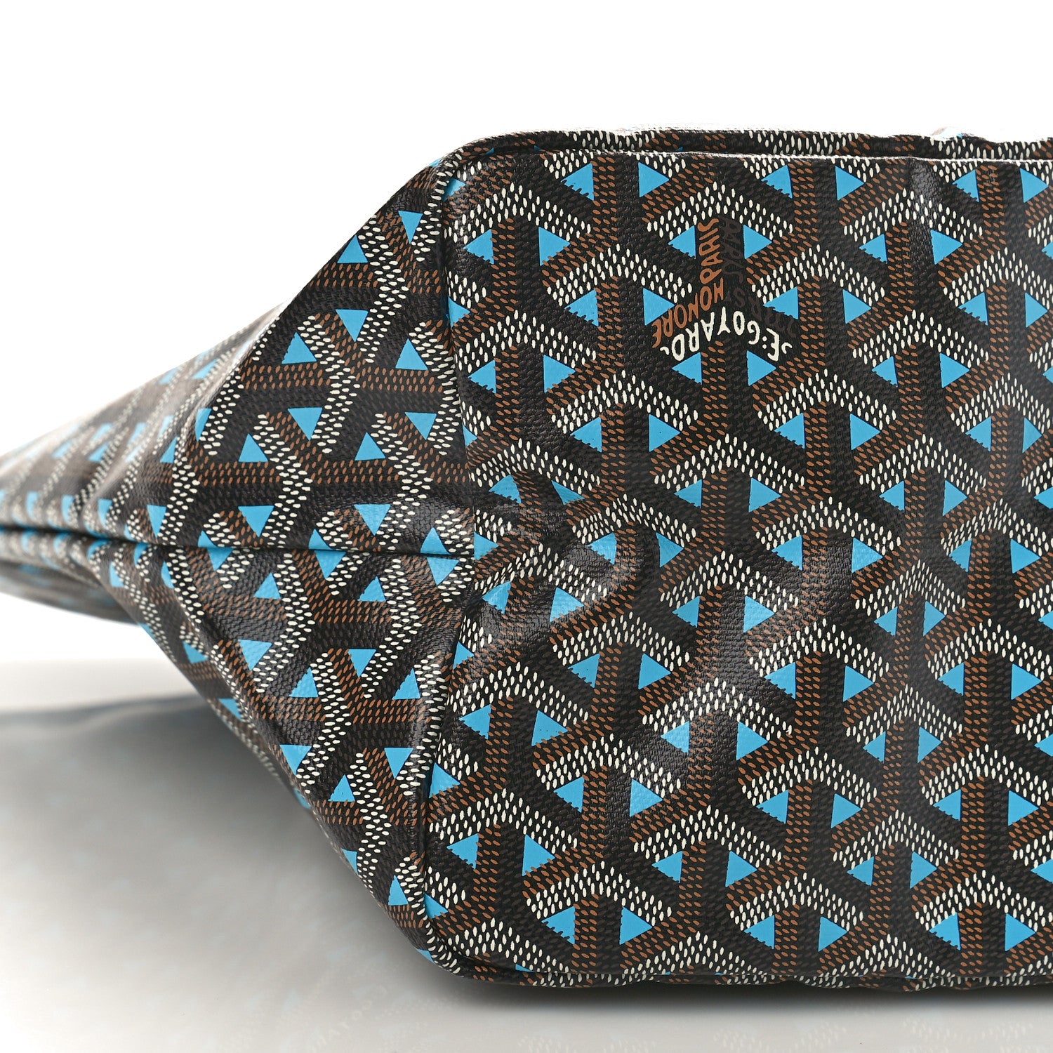 Goyard Goyardine Saint Louis Claire Voie PM Black Blue 7 of 8