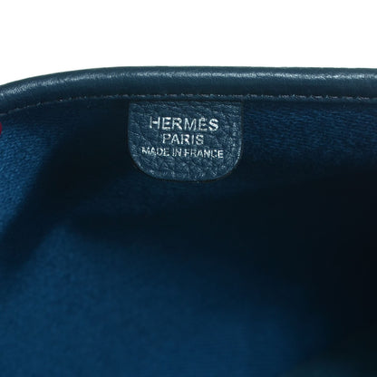 Hermes Toile Taurillon Clemence Evelyne III GM Bleu de Prusse 7 of 15