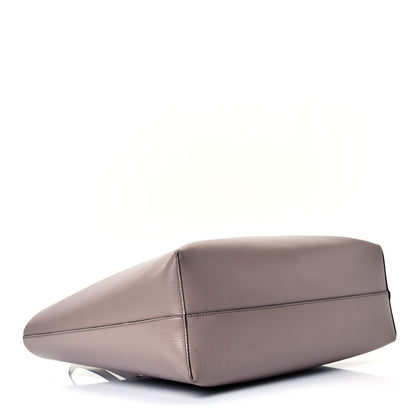 Tom Ford Grained Calfskin Small T Tote Taupe 4 of 5
