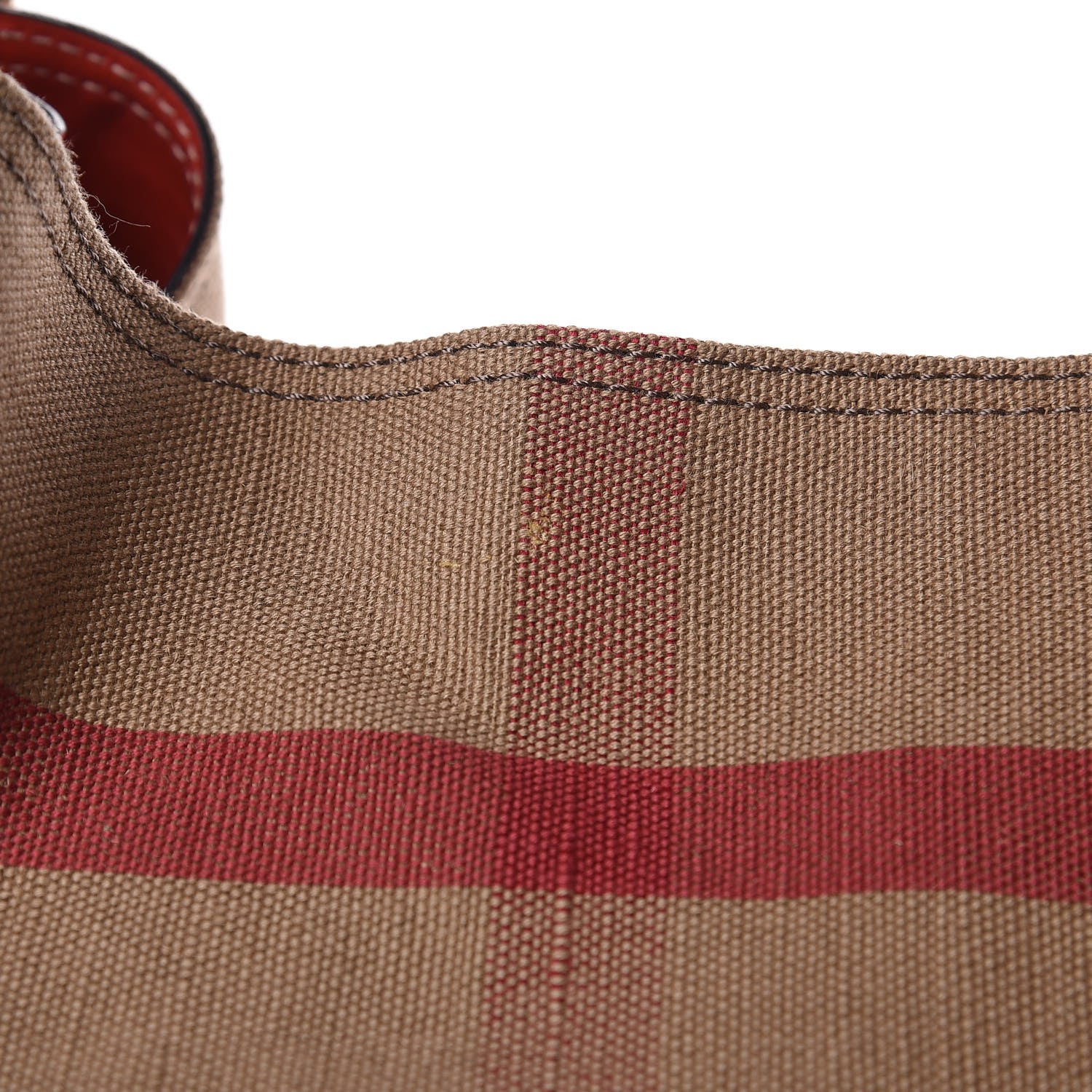 Burberry Canvas Mega Check Medium Maidstone Red 14 of 14