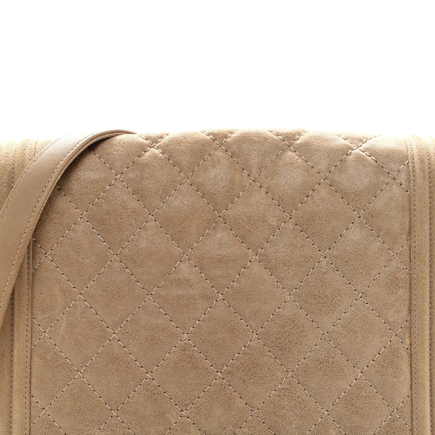 Chanel Nubuck Quilted New Medium Gentle Boy Flap Beige 8 of 10