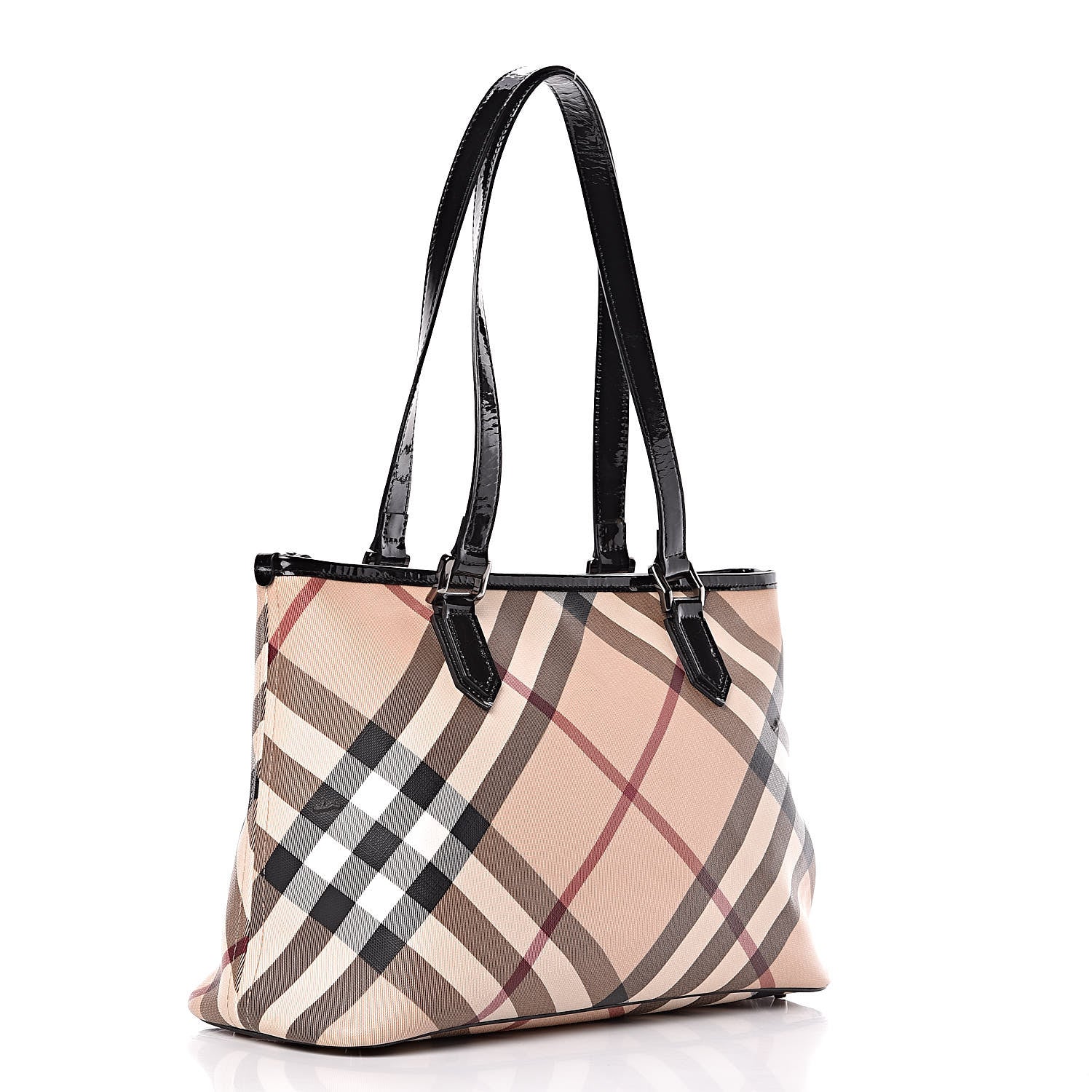 Burberry Supernova Check Regent Tote Black 3 of 16