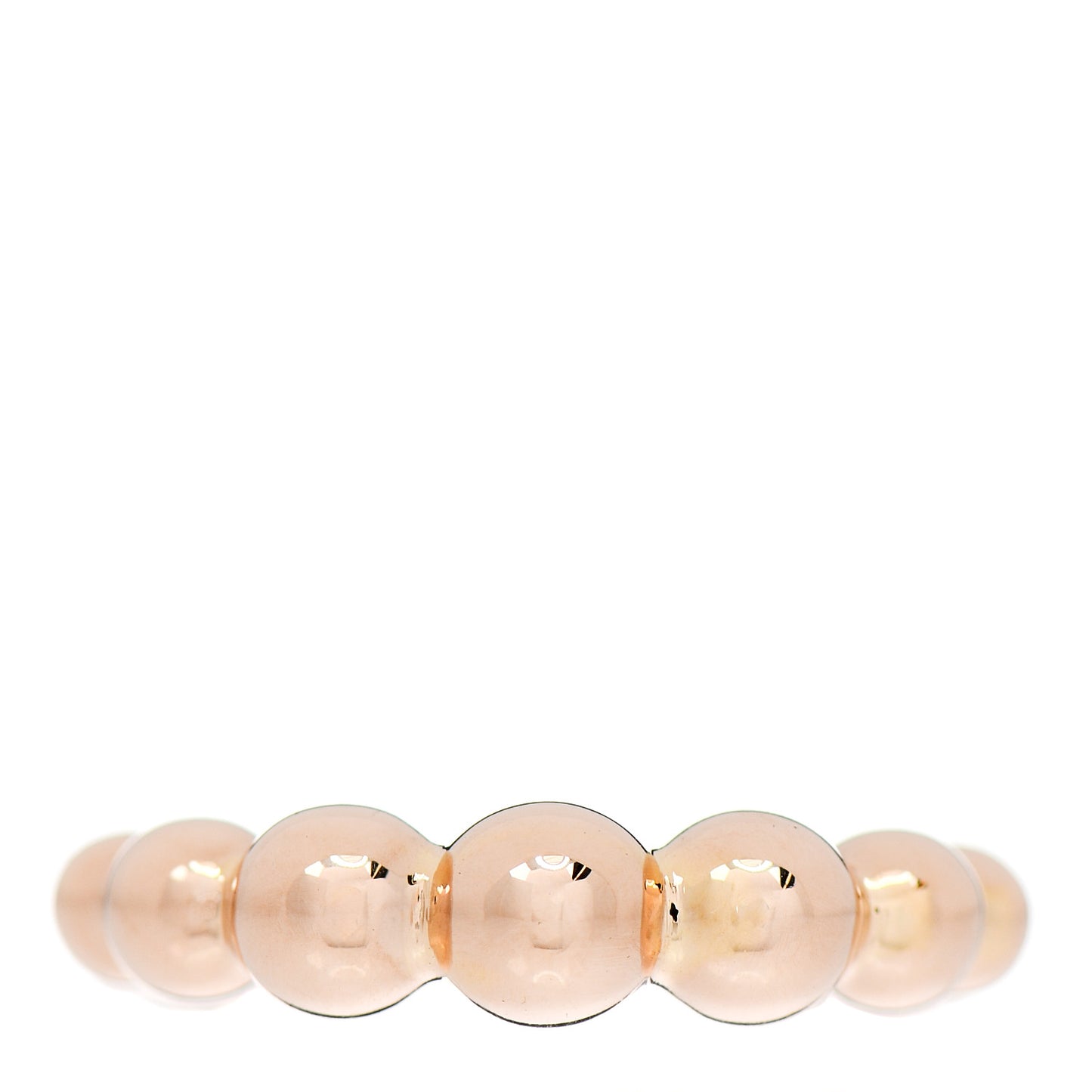 18K Rose Gold Perlee Pearls of Gold Variation Ring 53 6.5