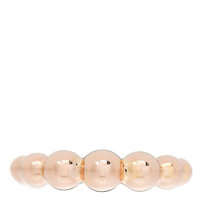 Van Cleef & Arpels 18K Rose Gold Perlee Pearls of Gold Variation Ring 53 6.5 1 of 6