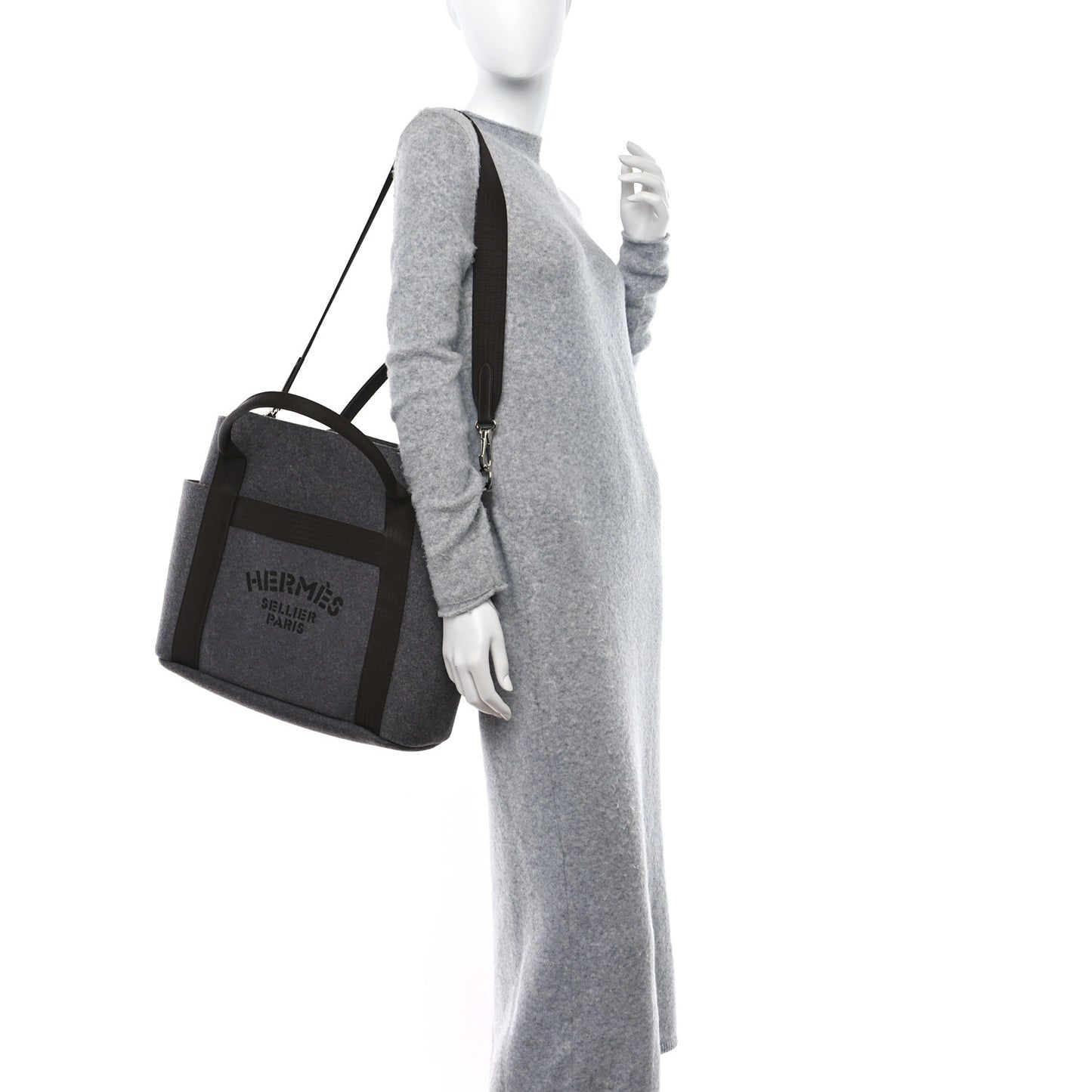 Felt Sac De Pansage Groom Bag Acier
