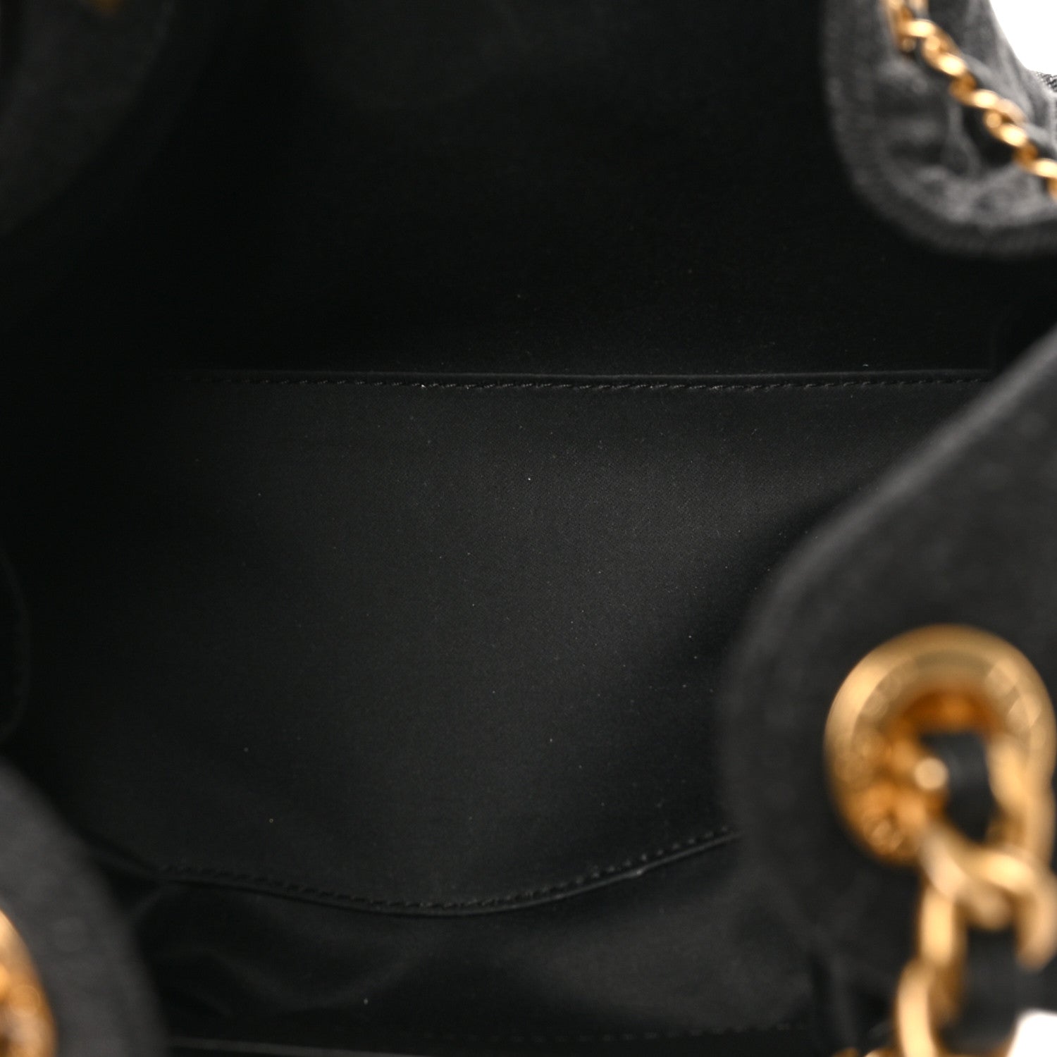 Chanel Washed Denim Quilted Small Chanel 25 Handbag Black 5 of 10