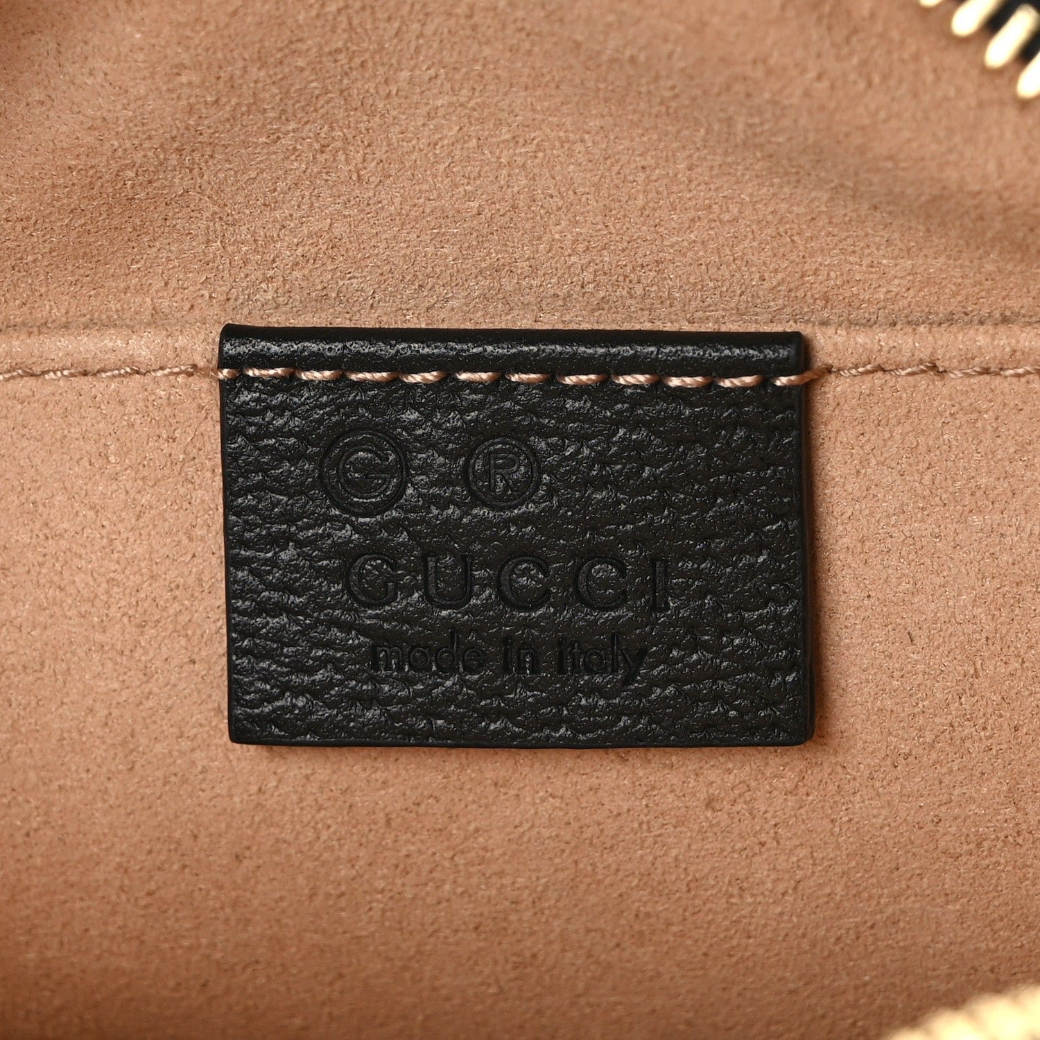 Gucci Calfskin Web Mini Ophidia Shoulder Bag Black 6 of 10