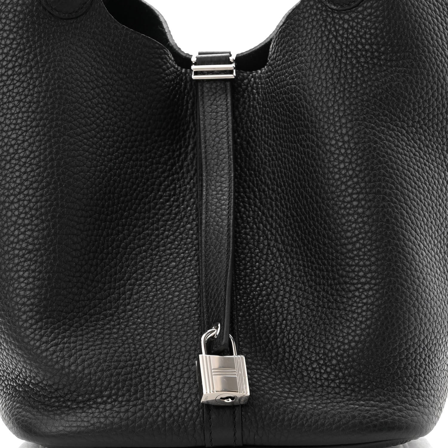 Hermes Taurillon Clemence Picotin Lock 22 MM Black 8 of 10