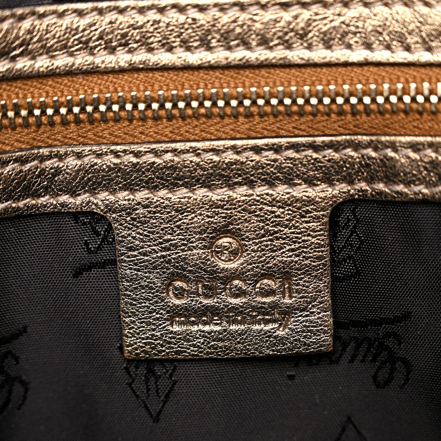 Crystal Monogram Medium Indy Top Handle Bag Gold