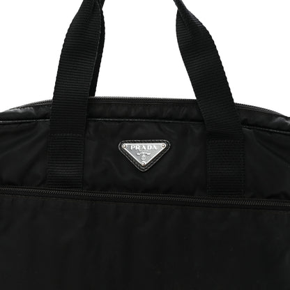 Prada Saffiano Tessuto Nylon Small Briefcase Black 7 of 9