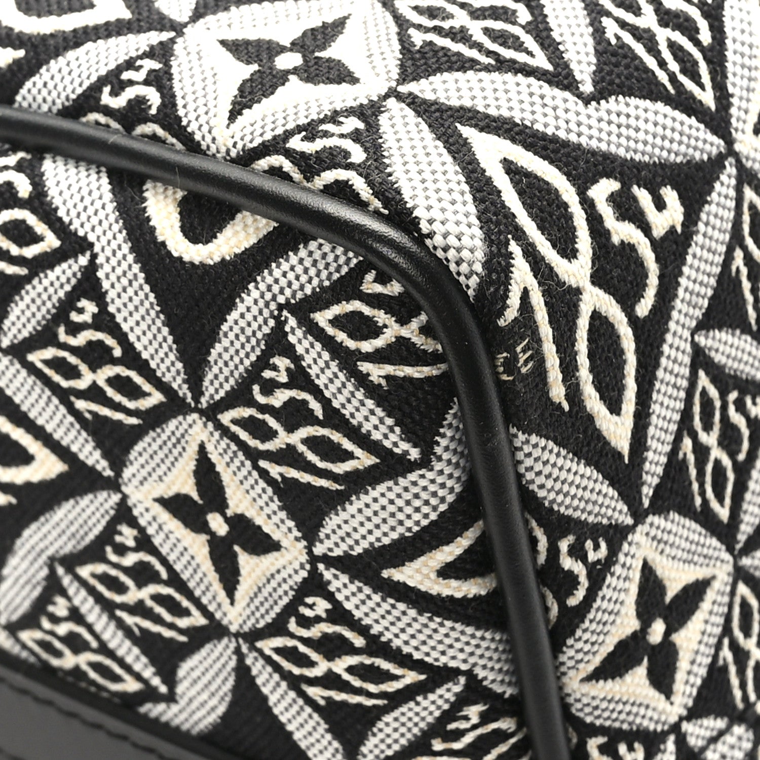 Louis Vuitton Jacquard Since 1854 Speedy Bandouliere 25 Black 10 of 11