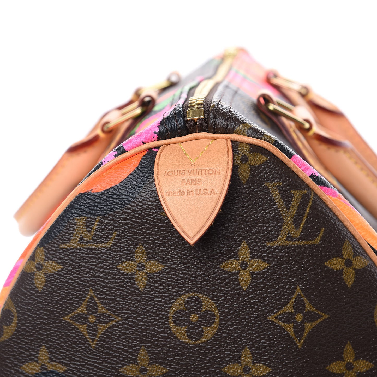 Monogram Roses Speedy 30