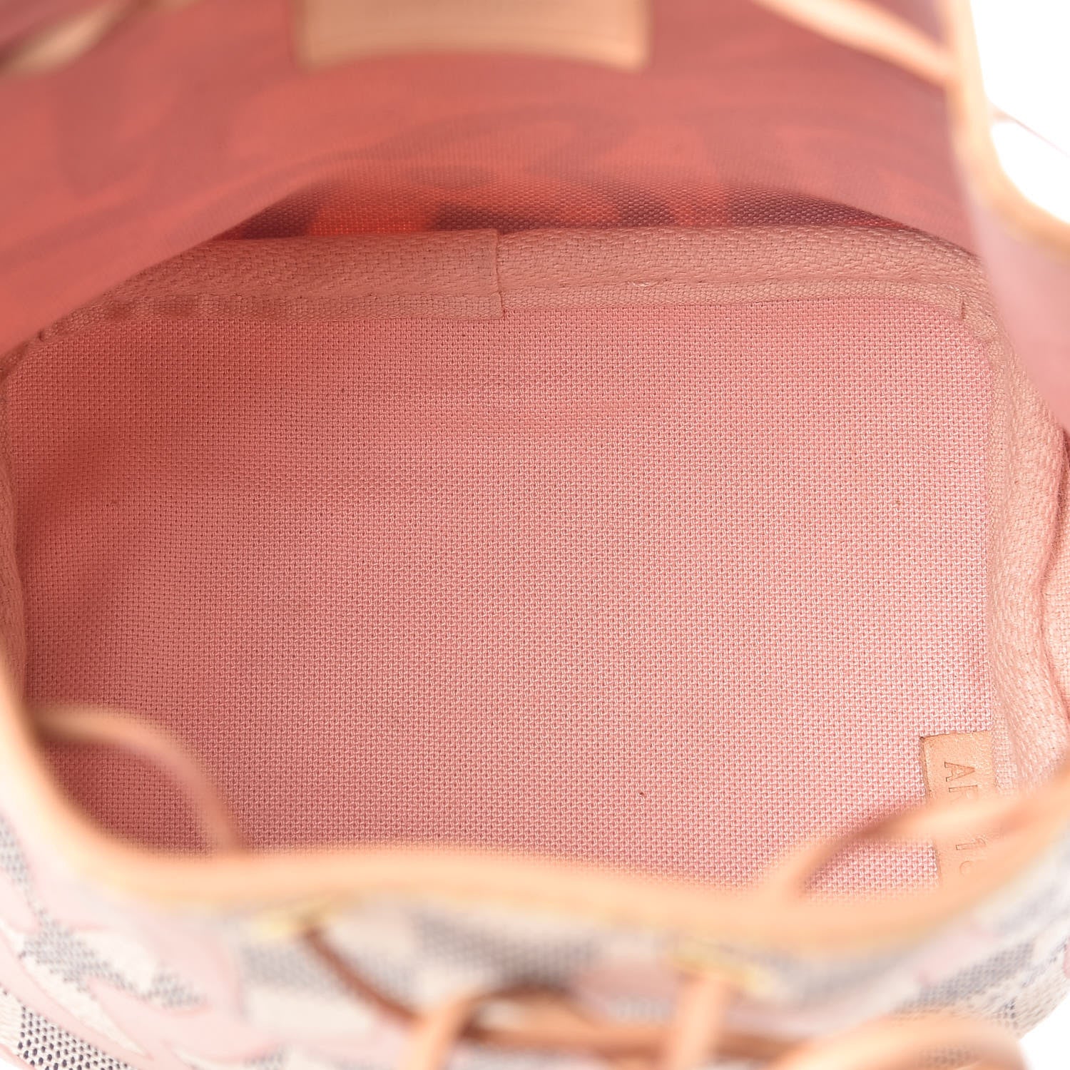 Louis Vuitton Damier Azur Tahitienne Nano Noe Rose Ballerine 5 of 10