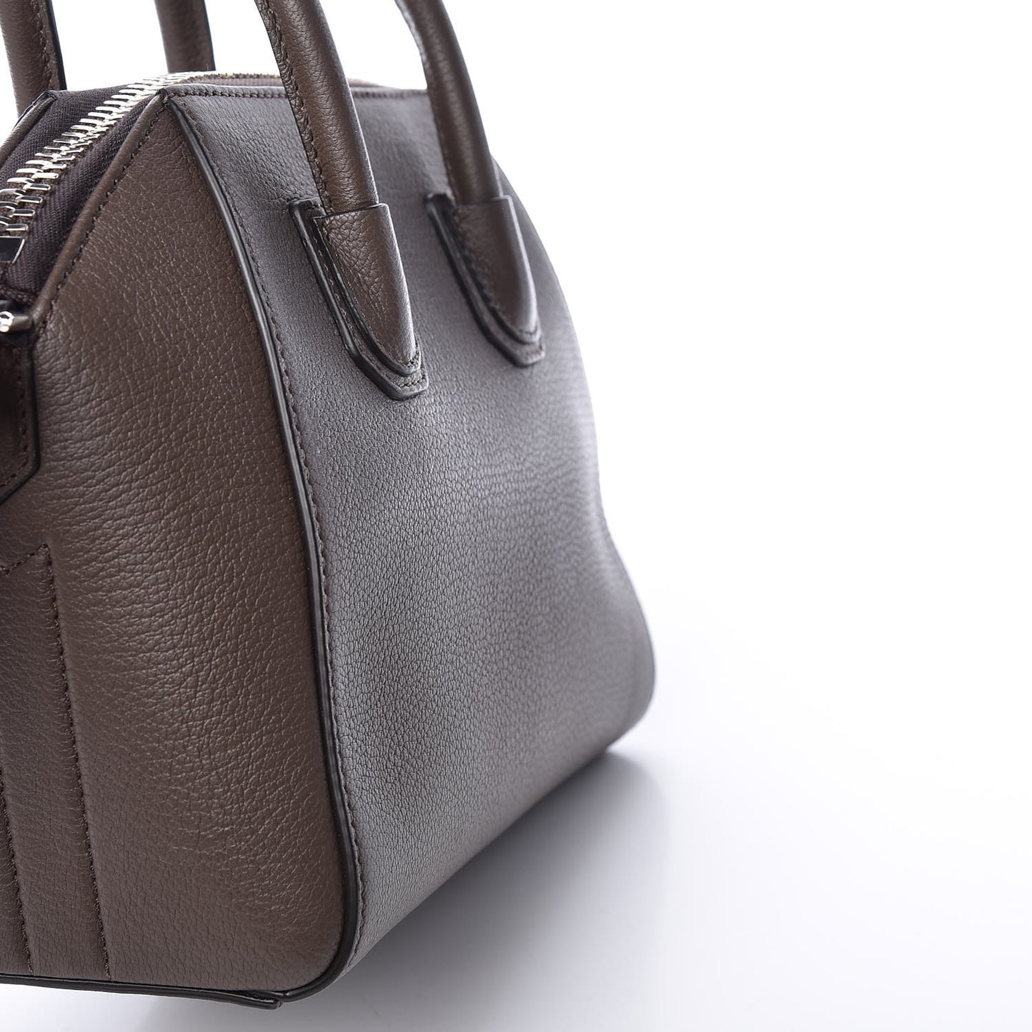 Sugar Goatskin Mini Antigona Heather Grey