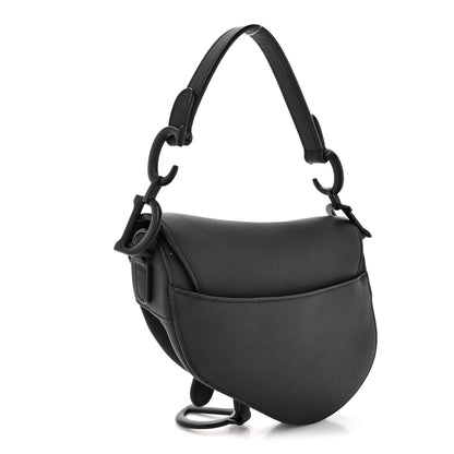 Christian Dior Ultra Matte Calfskin Mini Saddle Bag Black 3 of 10