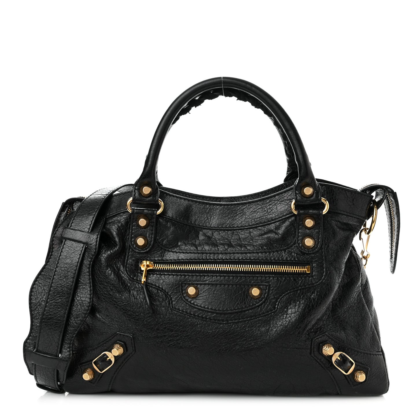 Agneau Giant 12 Gold Hardware Town Black