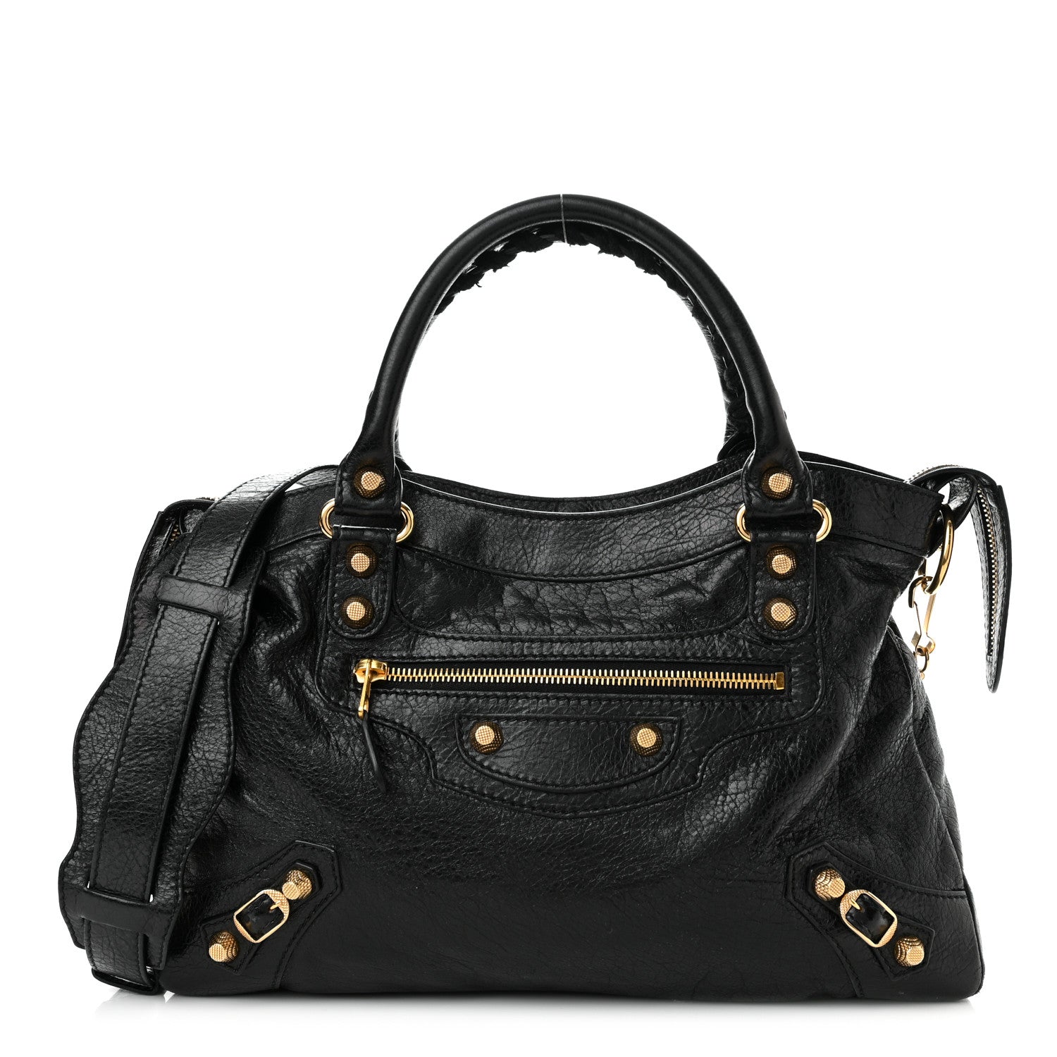 Balenciaga Agneau Giant 12 Gold Hardware Town Black 1 of 10