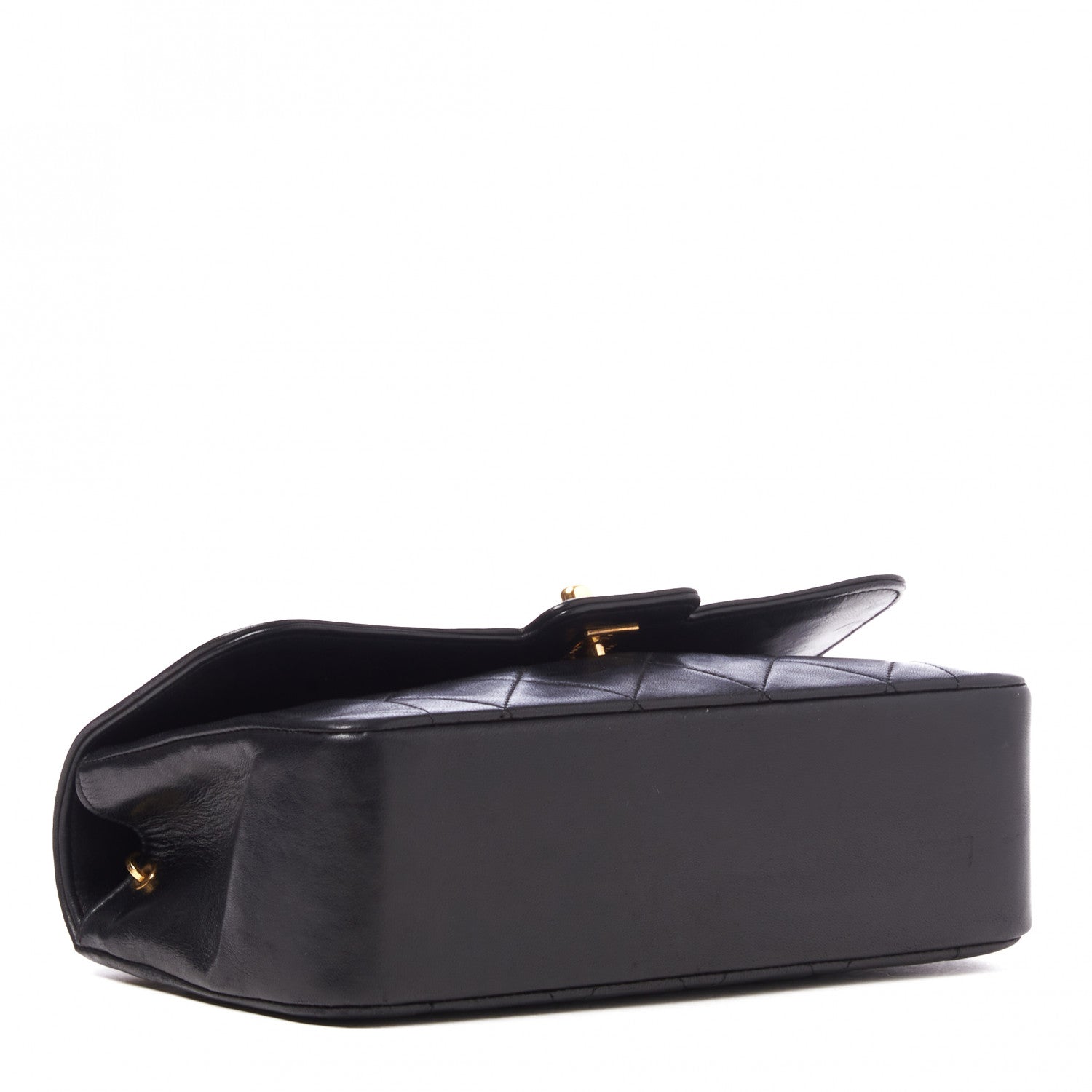 Chanel Lambskin Quilted Small Single Flap Black 3 of 9