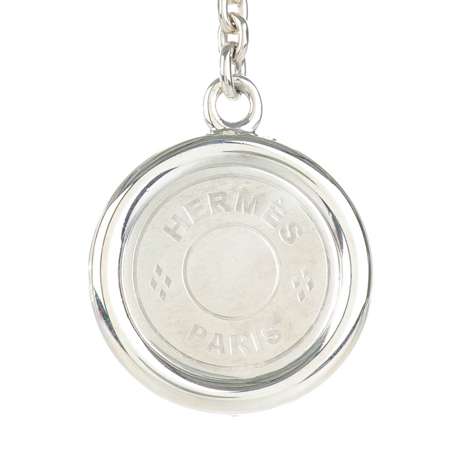 Hermes Sterling Silver Clou De Selle Key Chain Bag Charm 3 of 4